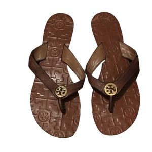 TORY BURCH Thora Thong Flats Sandals Sz 7